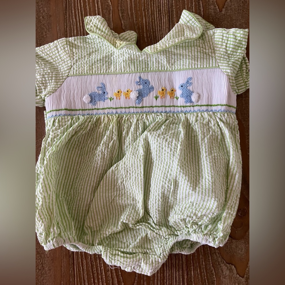 Southern Sunshine 3 month Easter Bunny Bubble green
